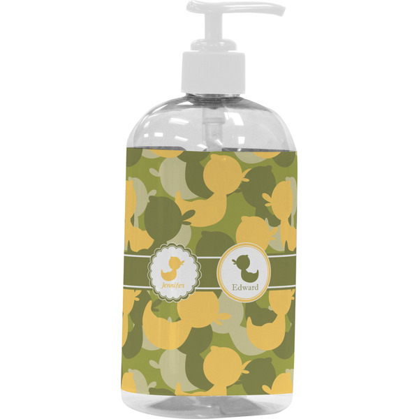 Rubber Duckie Camo Large Liquid Dispenser (16 oz) - White