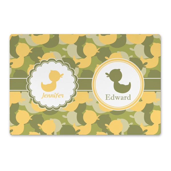 Custom Rubber Duckie Camo Large Rectangle Car Magnet (Personalized)