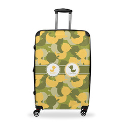 Rubber Duckie Camo Suitcase - 28" Large - Checked w/ Multiple Names