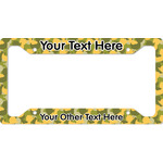 Rubber Duckie Camo License Plate Frame - Style A (Personalized)