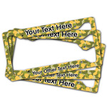 Rubber Duckie Camo License Plate Frame (Personalized)