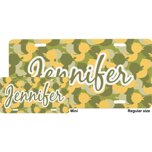 Rubber Duckie Camo License Plate (Sizes)