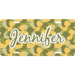 Rubber Duckie Camo Front License Plate (Personalized)