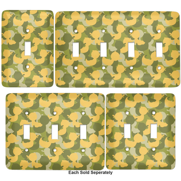 Rubber Duckie Camo Light Switch Covers all sizes