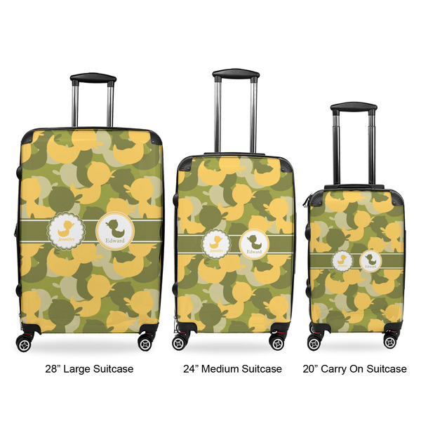 Rubber Duckie Camo Luggage Bags all sizes - With Handle