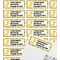 Rubber Duckie Camo Mailing Label on Envelope - Multiple Labels