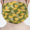 Rubber Duckie Camo Mask - Pleated (new) Front View on Girl