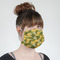 Rubber Duckie Camo Mask - Quarter View on Girl
