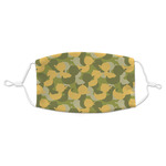 Rubber Duckie Camo Adult Cloth Face Mask
