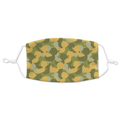 Rubber Duckie Camo Adult Cloth Face Mask (Personalized)