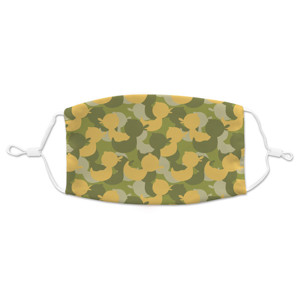 Custom Rubber Duckie Camo Adult Cloth Face Mask - Standard
