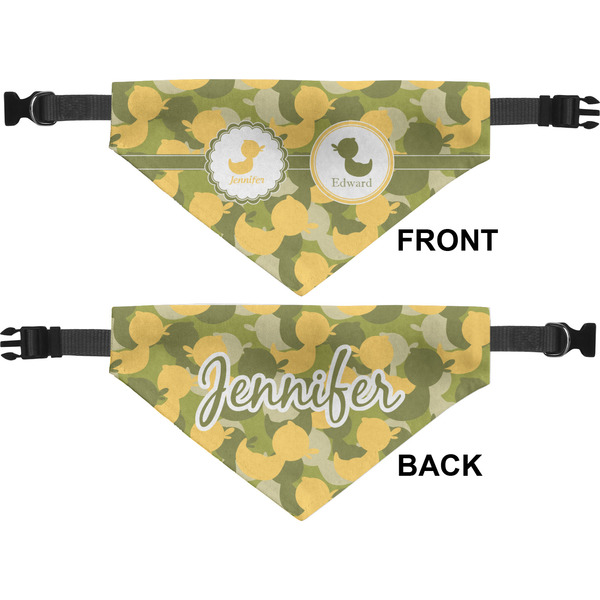 Rubber Duckie Camo Medium Dog Bandana Approval