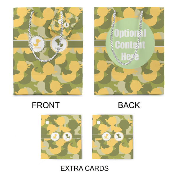 Rubber Duckie Camo Medium Gift Bag - Approval