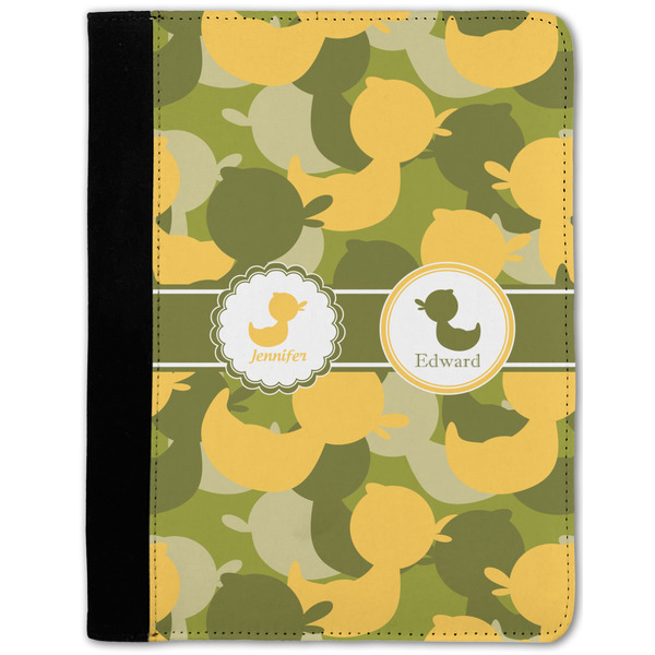 Custom Rubber Duckie Camo Notebook Padfolio w/ Multiple Names