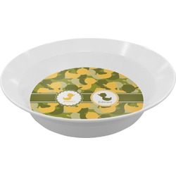 Rubber Duckie Camo Melamine Bowl (Personalized)