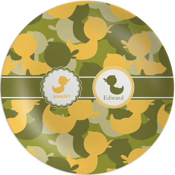 Custom Rubber Duckie Camo Melamine Plate (Personalized)