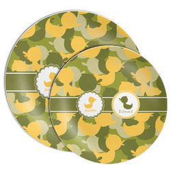 Rubber Duckie Camo Melamine Plate (Personalized)