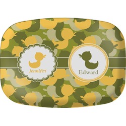 Rubber Duckie Camo Melamine Platter (Personalized)