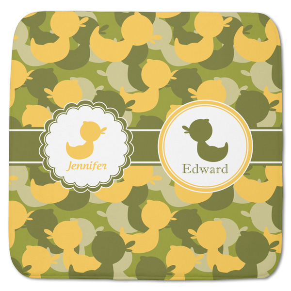 Custom Rubber Duckie Camo Memory Foam Bath Mat - 48"x48" (Personalized)