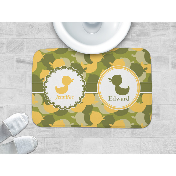 Rubber Duckie Camo Memory Foam Bath Mat - LIFESTYLE 34x21