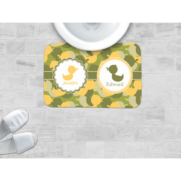 Rubber Duckie Camo Memory Foam Bath Mat - LIFESTYLE