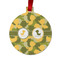 Rubber Duckie Camo Metal Ball Ornament - Front