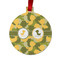 Rubber Duckie Camo Metal Ball Ornament - Double Sided w/ Multiple Names
