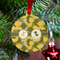 Rubber Duckie Camo Metal Ball Ornament - Lifestyle