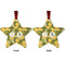 Rubber Duckie Camo Metal Star Ornament - Front and Back
