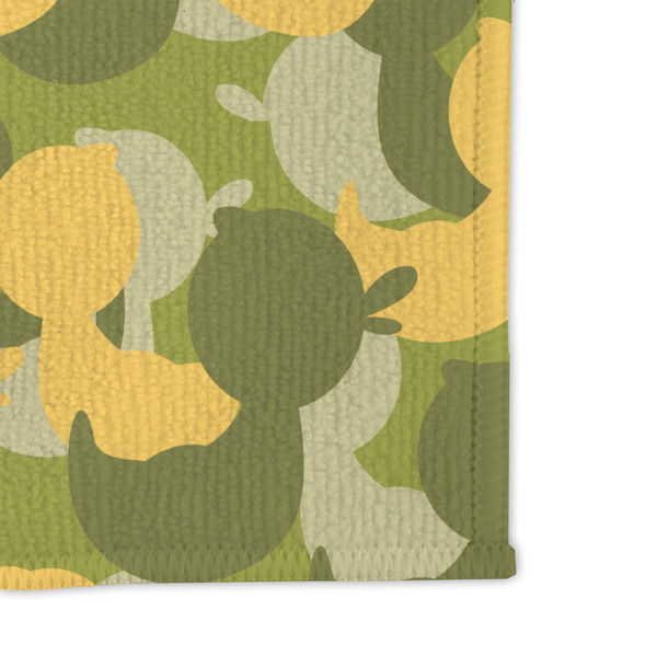 Rubber Duckie Camo Microfiber Dish Rag - DETAIL