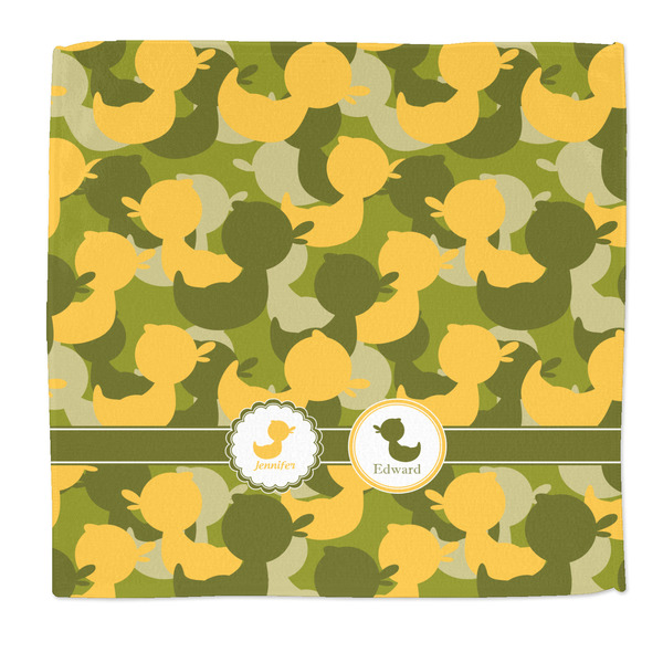 Custom Rubber Duckie Camo Microfiber Dish Rag (Personalized)