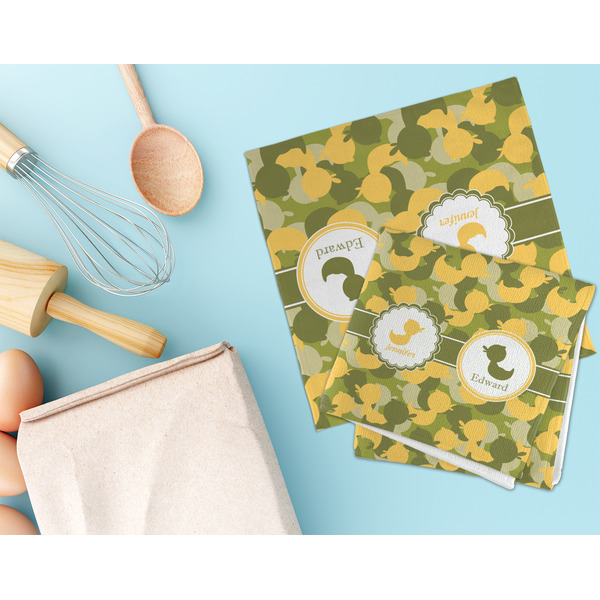 Rubber Duckie Camo Microfiber Dish Rag - LIFESTYLE