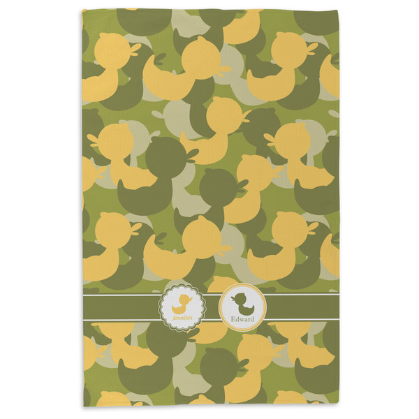 Rubber Duckie Camo Microfiber Dish Towel - APPROVAL