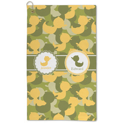 Rubber Duckie Camo Microfiber Golf Towel (Personalized)