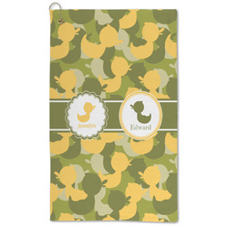 Rubber Duckie Camo Microfiber Golf Towel (Personalized)