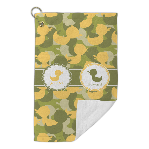 Rubber Duckie Camo Microfiber Golf Towels Small - FRONT FOLDED