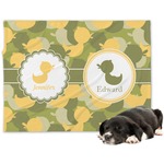 Rubber Duckie Camo Dog Blanket (Personalized)