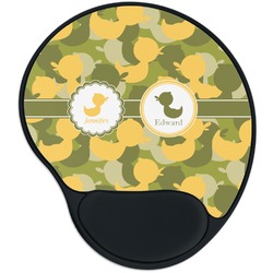 Rubber Duckie Camo Mouse Pad with Wrist Support