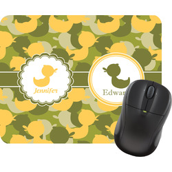 Rubber Duckie Camo Rectangular Mouse Pad (Personalized)