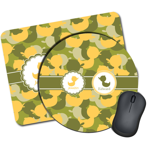 Custom Rubber Duckie Camo Mouse Pad (Personalized)