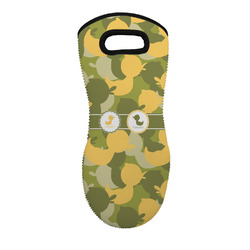 Rubber Duckie Camo Neoprene Oven Mitt - Single w/ Multiple Names
