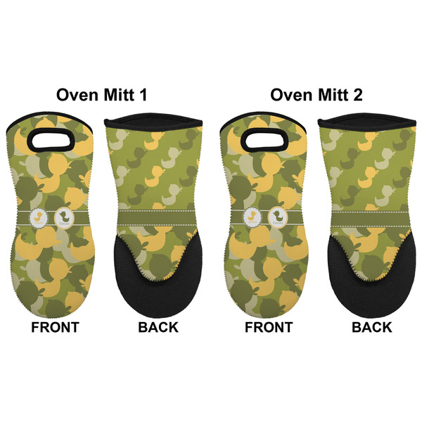 Rubber Duckie Camo Neoprene Oven Mitt - Set of 2 - Approval
