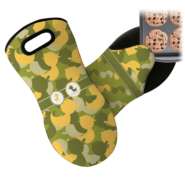 Rubber Duckie Camo Neoprene Oven Mitt