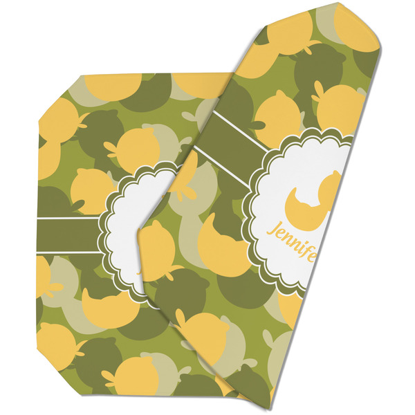 Custom Rubber Duckie Camo Dining Table Mat - Octagon (Double-Sided) w/ Multiple Names