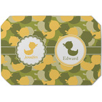 Rubber Duckie Camo Dining Table Mat - Octagon (Single-Sided) w/ Multiple Names