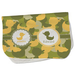 Rubber Duckie Camo Burp Cloth - Fleece w/ Multiple Names