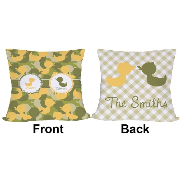 Rubber Duckie Camo Outdoor Pillow - 18x18