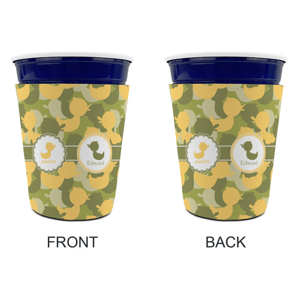 Rubber Duckie Camo Party Cup Sleeves - without bottom - Approval