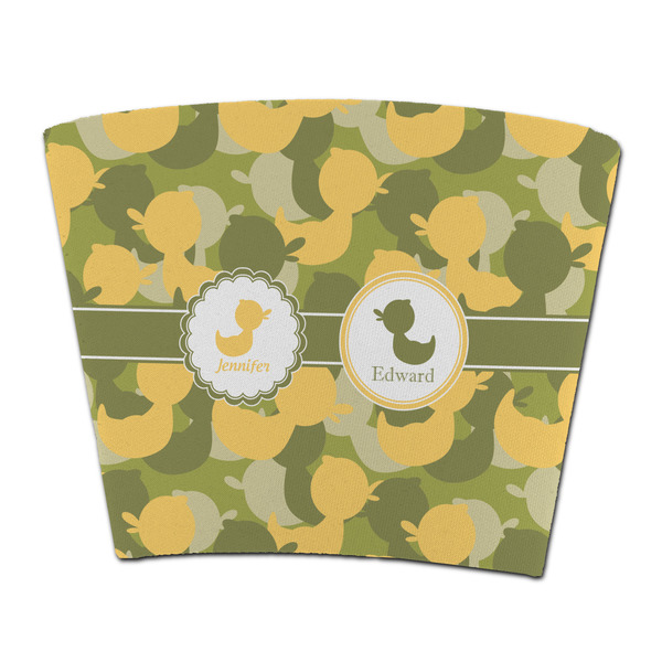 Custom Rubber Duckie Camo Party Cup Sleeve - without bottom (Personalized)