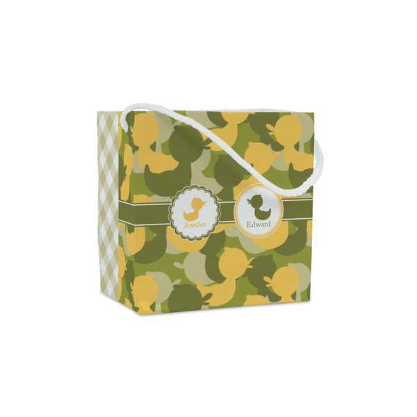 Custom Rubber Duckie Camo Party Favor Gift Bags (Personalized)